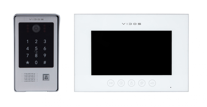 Wideodomofon WiFi z czytnikiem RFID i szyfratorem Vidos S20DA M11